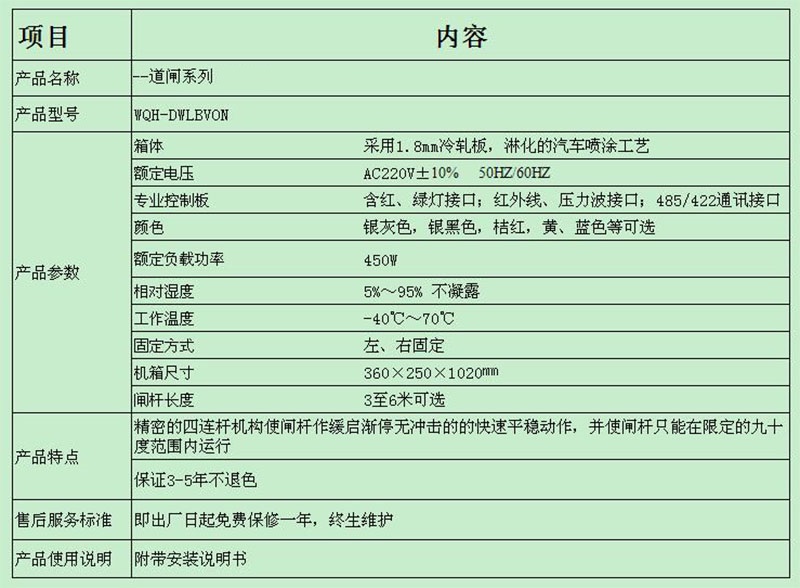 直杆道闸停车场系统(图3)